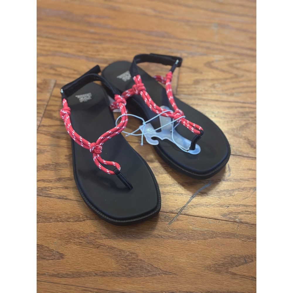 Wild Fable Carson Red Rope Sandals Women's 8 NEW